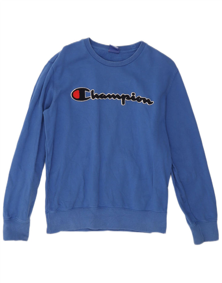 Ανδρική γραφική φούτερ Champion Jumper Medium Blue