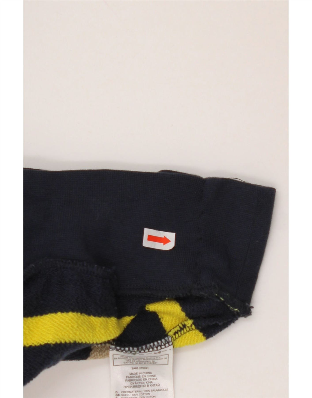 Ανδρικό κουκούλα ADIDAS Μεγάλο πολύχρωμο βαμβακερό ριγέ