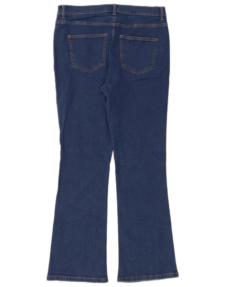 Marks & Spencer Γυναικείο κανονικό τζιν μποτάκι UK 14 Large W34 L30 Blue