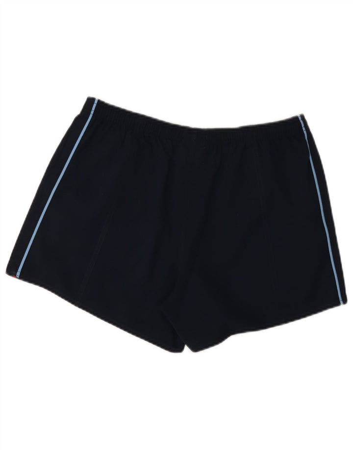 Γυναικείο αθλητικό σορτς Reebok UK 12 Medium Navy Blue Polyester