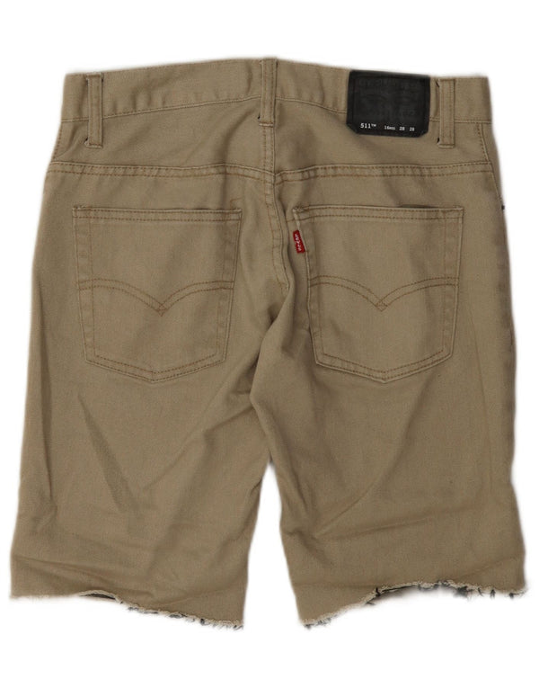 Levi's Boys 511 Τζιν σορτς 15-16 ετών W28 Χακί βαμβακερό