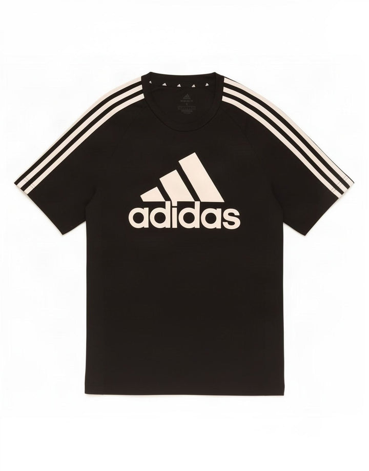 Ανδρικό γραφικό T-shirt Adidas Aeroready Top Μικρό Μαύρο Πολυεστέρα
