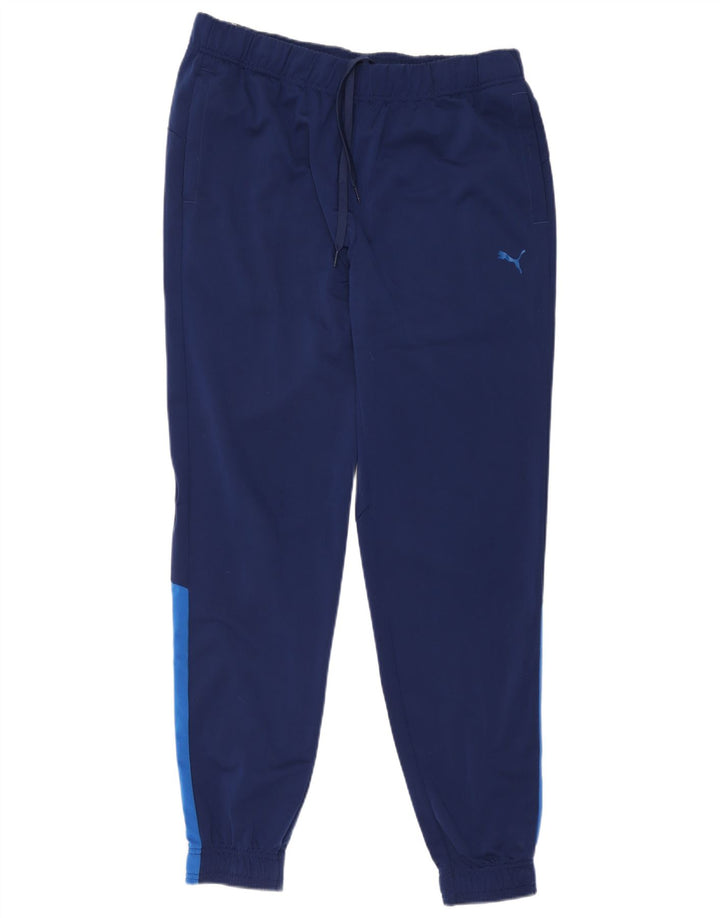 Ανδρική φόρμα Puma Παντελόνι Joggers XL Blue Colourblock Polyester