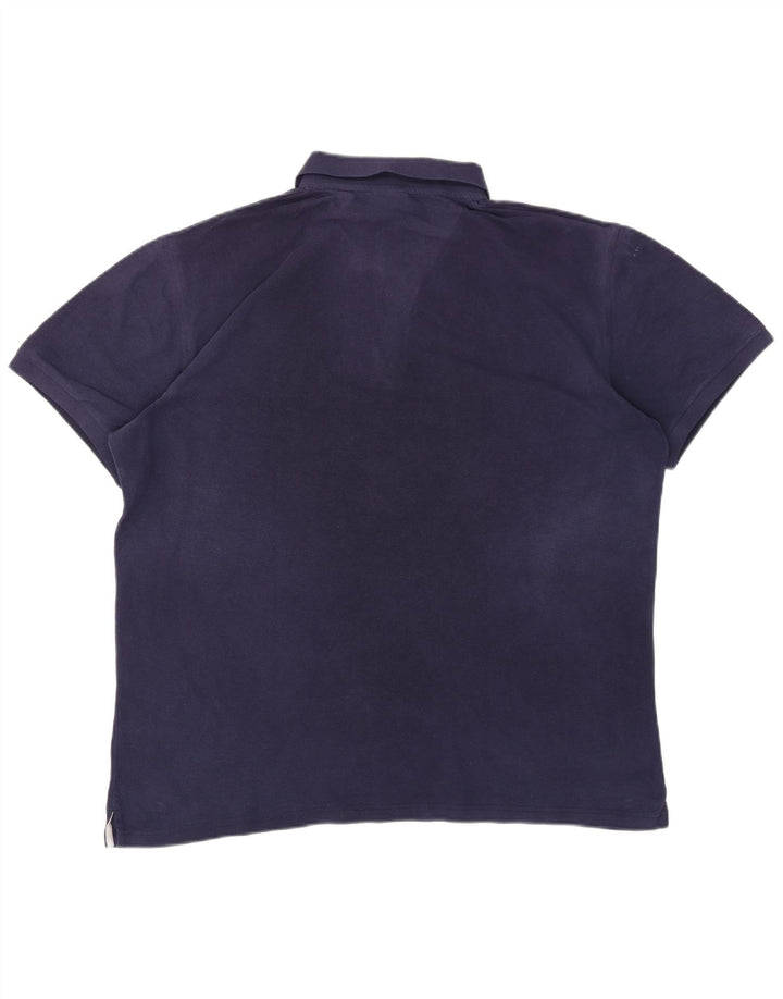 Ανδρικό μπλουζάκι πόλο GANT 3XL Navy Blue
