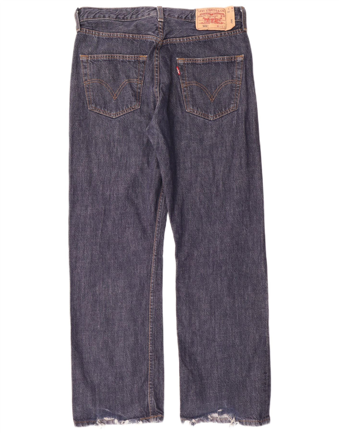 LEVI'S Ανδρικό τζιν 501 ίσιο W34 L30 Navy Blue Cotton