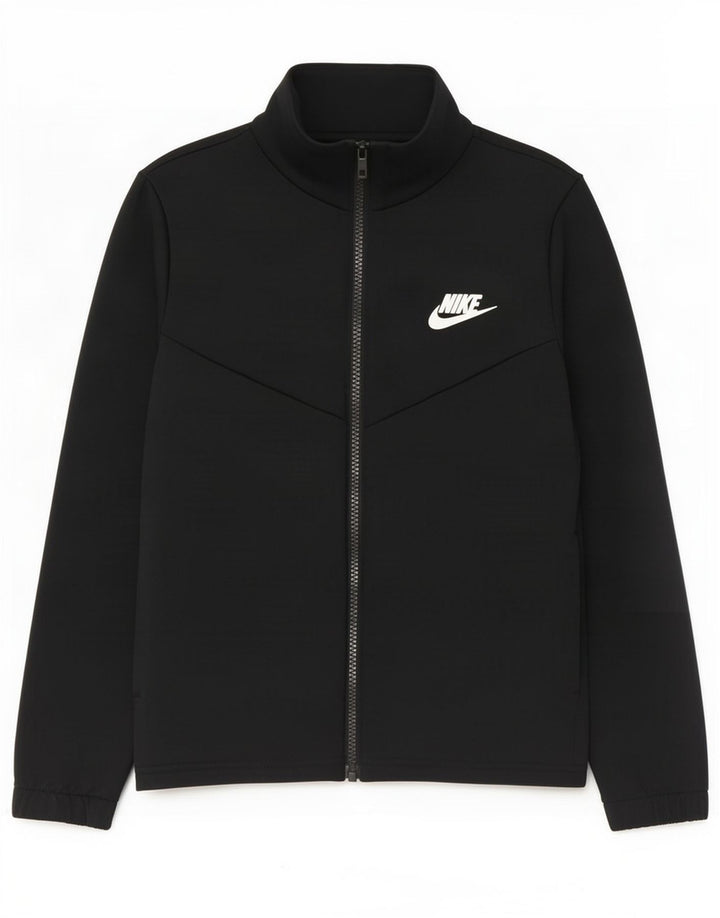 Μπουφάν Nike Boys Graphic αθλητική φόρμα 10-11 ετών Μεσαίο μαύρο πολυεστέρα