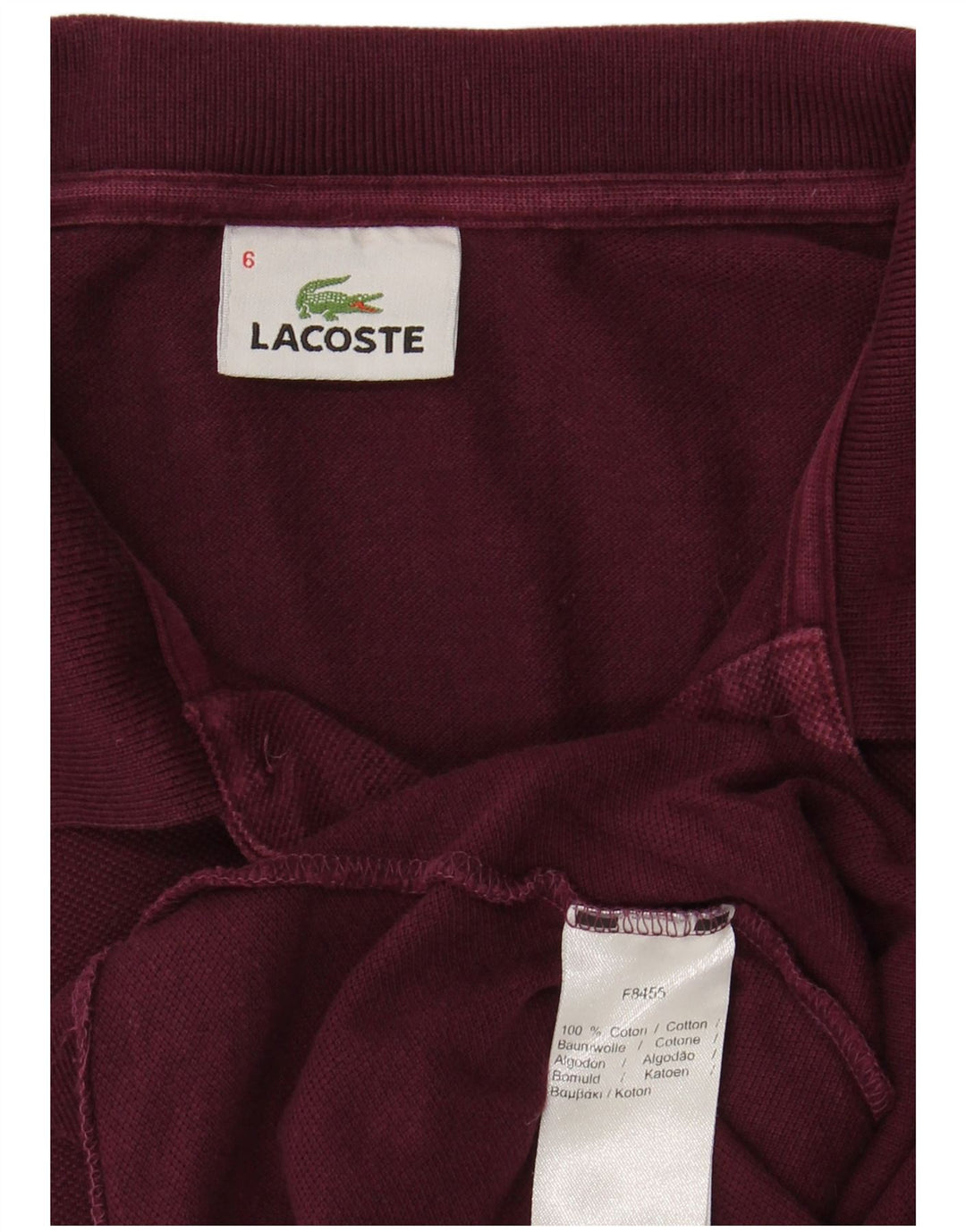 Ανδρικό πουκάμισο πόλο LACOSTE 6 XL βαμβακερό βαμβακερό