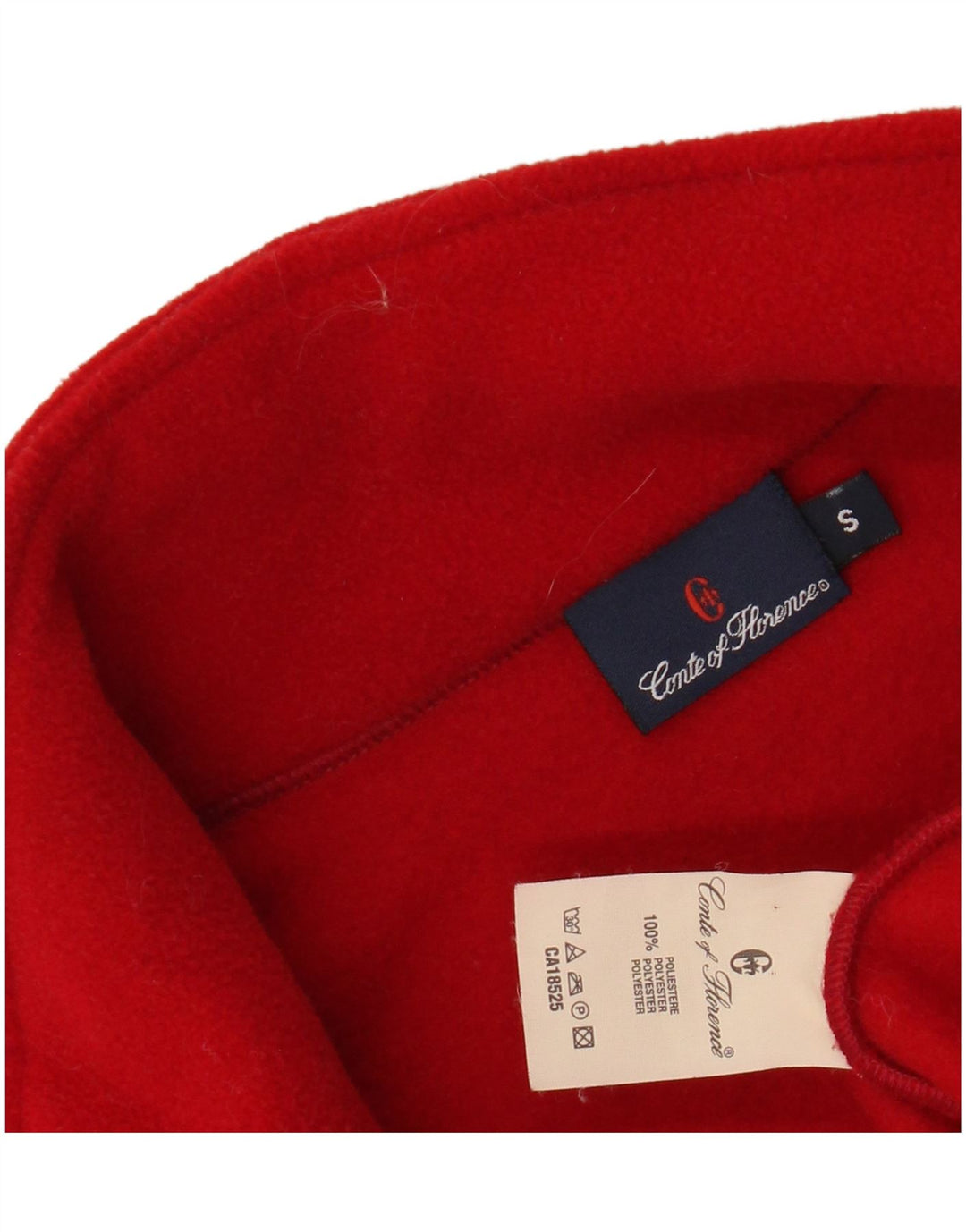 Conte of Florence Γυναικείο Fleece Gilet UK 10 Small Red Polyester