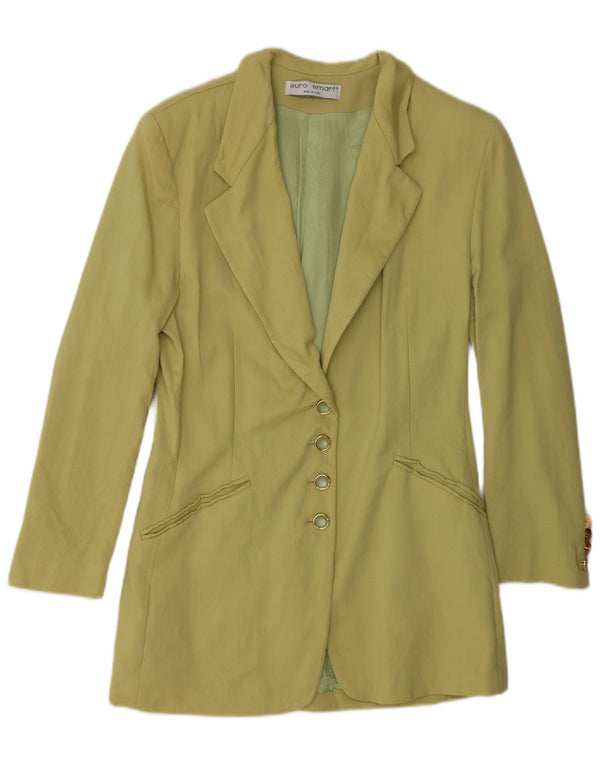Vintage Γυναικείο Μπουφάν Blazer με 4 Κουμπιά IT 44 Medium Khaki Viscose