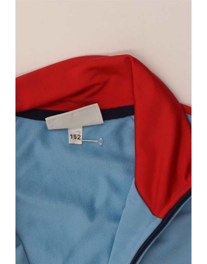 Asics Boys αθλητική φόρμα Top Jacket 11-12 Years Blue Colourblock Polyester