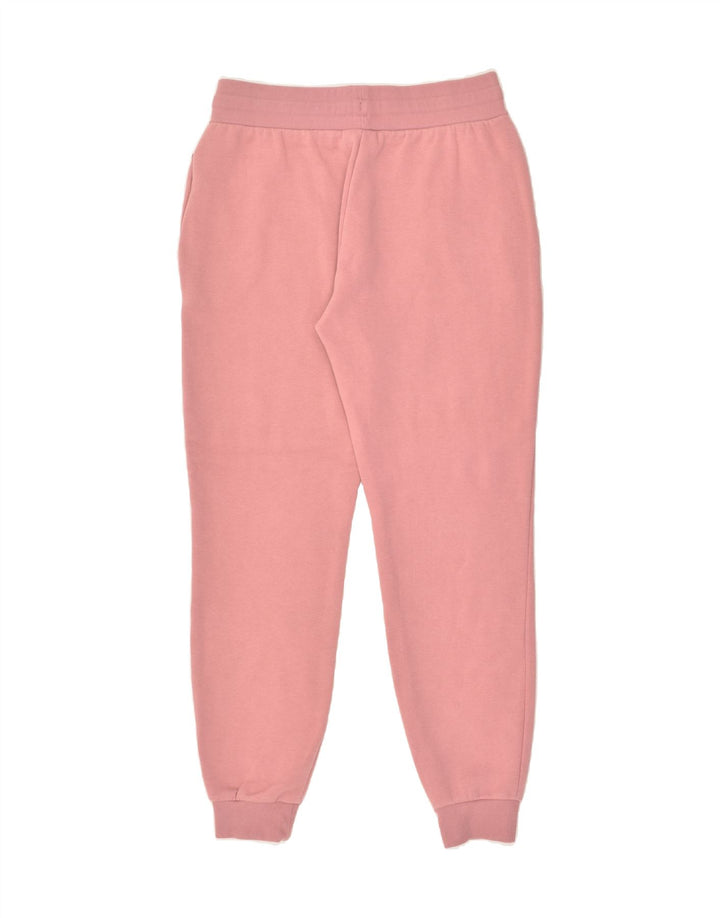 FILA Womens Tracksuit Trousers Joggers UK 12 Medium Pink Cotton | Vintage Fila | Thrift | Second-Hand Fila | Used Clothing | Messina Hembry 