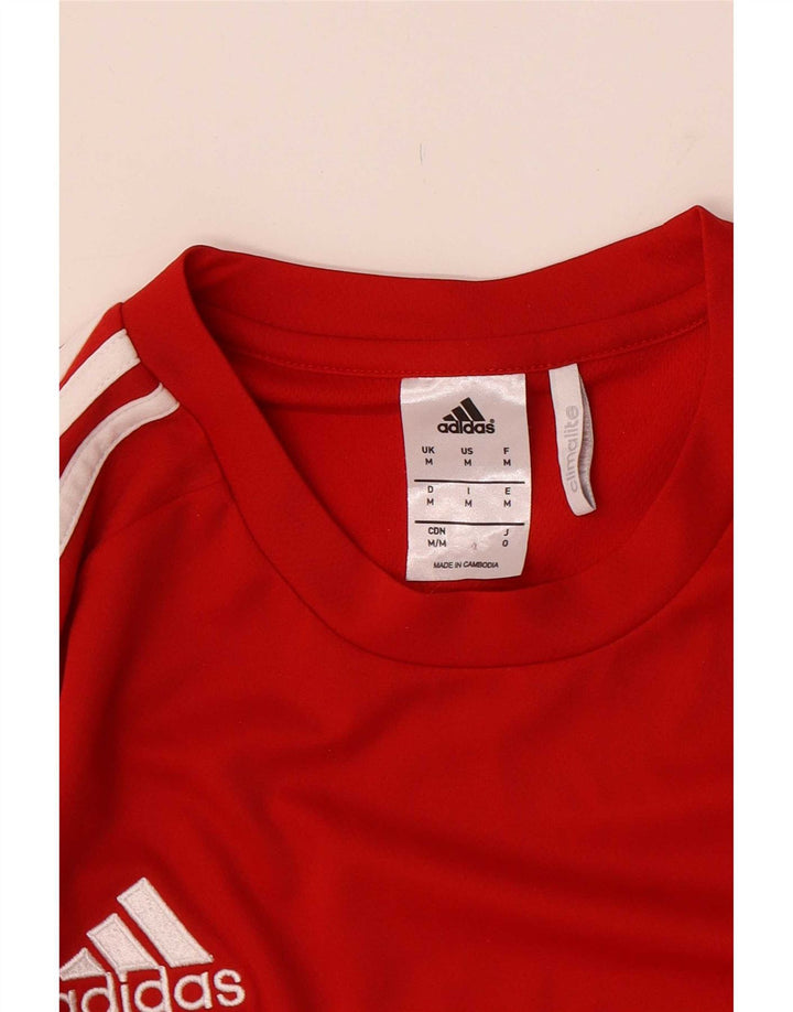 Adidas Mens Climalite Medium Red Colourblock Πολυεστέρας