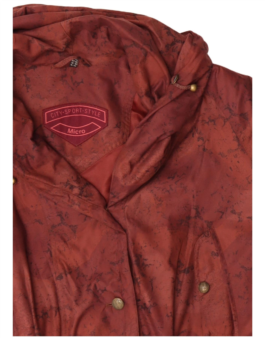 Γυναικείο Incognito με κουκούλα μεγάλου μεγέθους παλτό UK 18 XL καφέ