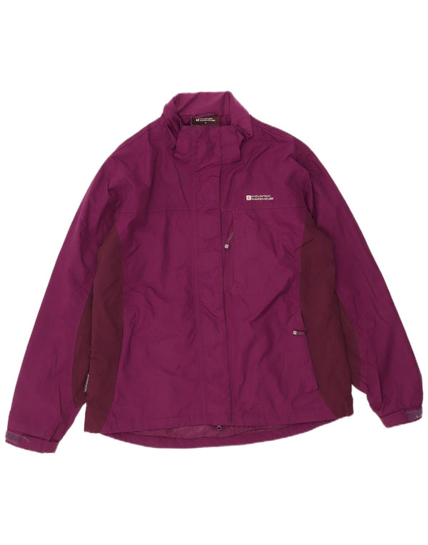 Mountain Warehouse Γυναικείο μπουφάν βροχής UK 16 Large Purple Colorblock Nylon