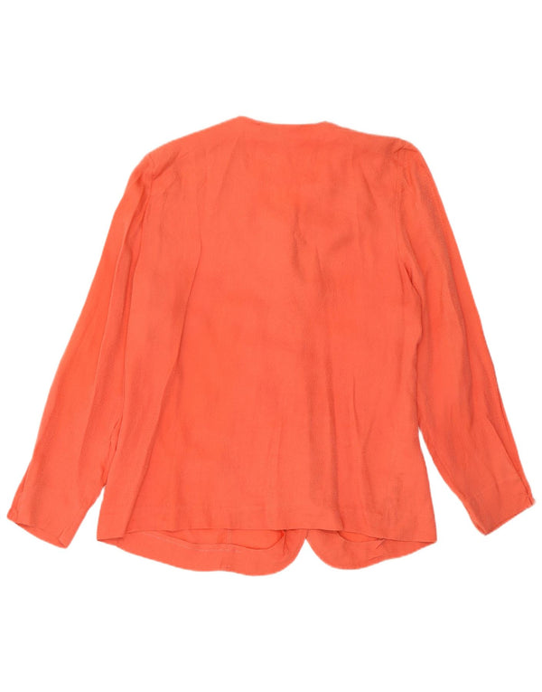 Domina Γυναικείο Μπουφάν Blazer με 5 κουμπιά IT 48 XL Πορτοκαλί Μεταξωτό