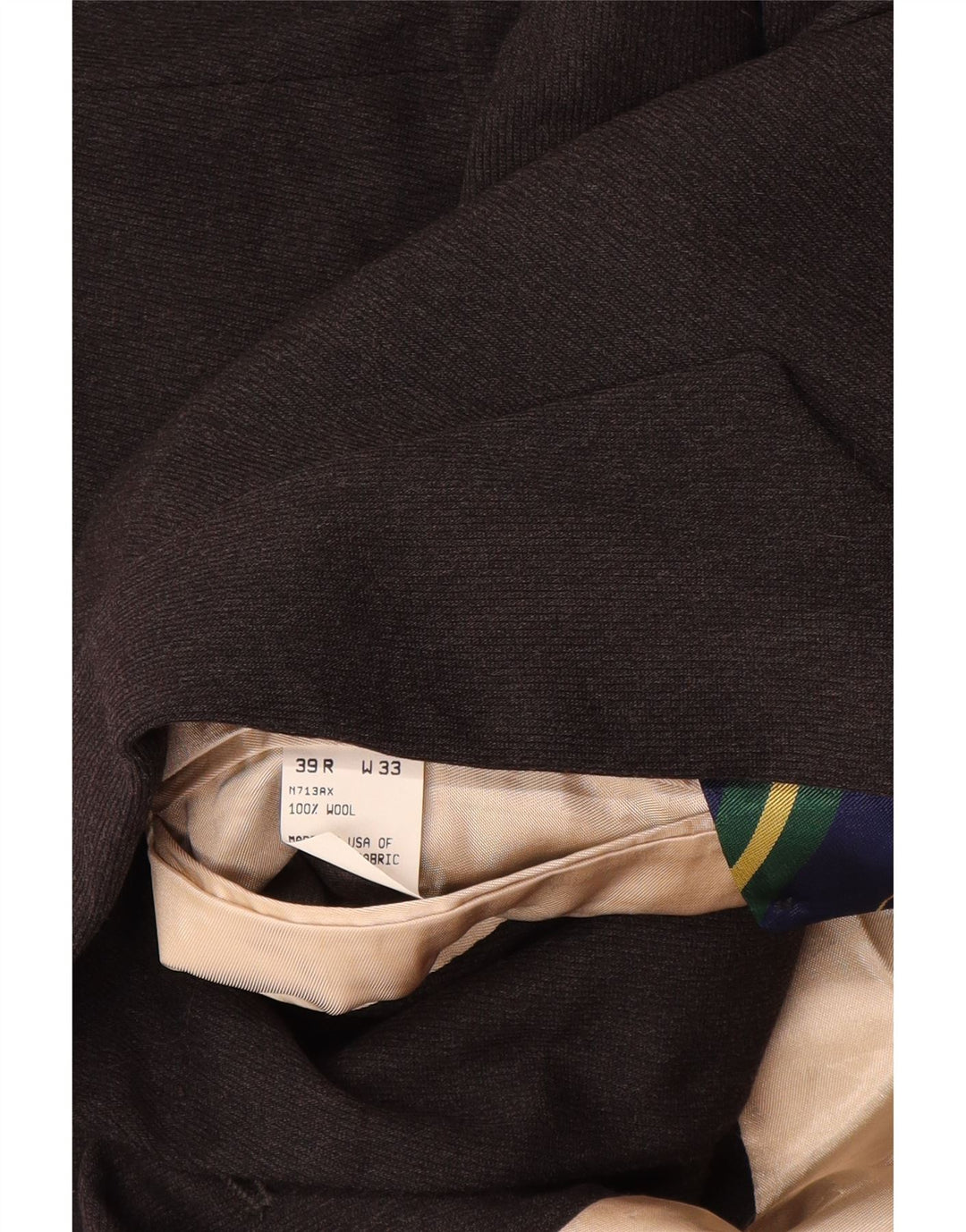 NAUTICA Ανδρικό σακάκι σακάκι με 3 κουμπιά UK 38 Medium Grey Wool