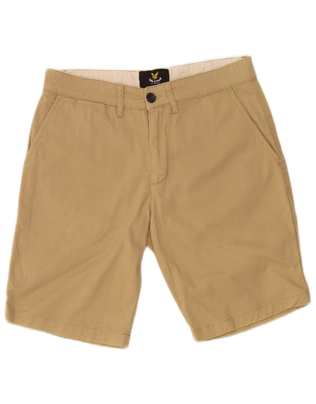 Ανδρικό σορτς Chino Lyle & Scott W30 Βαμβακερό μεσαίο μπεζ