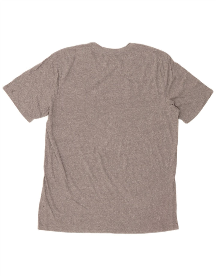 Ανδρικό γραφικό μπλουζάκι PUMA Top Large Grey Flecked