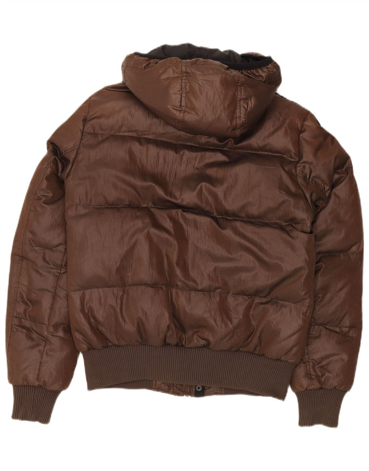 Ανδρικό μπουφάν Gas Hooded Bomber UK 36 Small Brown Polyester