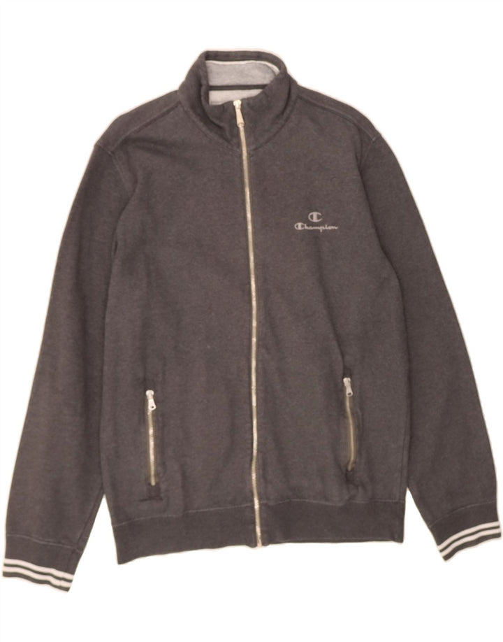 CHAMPION Mens Tracksuit Top Jacket Medium Grey Cotton Vintage Champion and Second-Hand Champion from Messina Hembry 