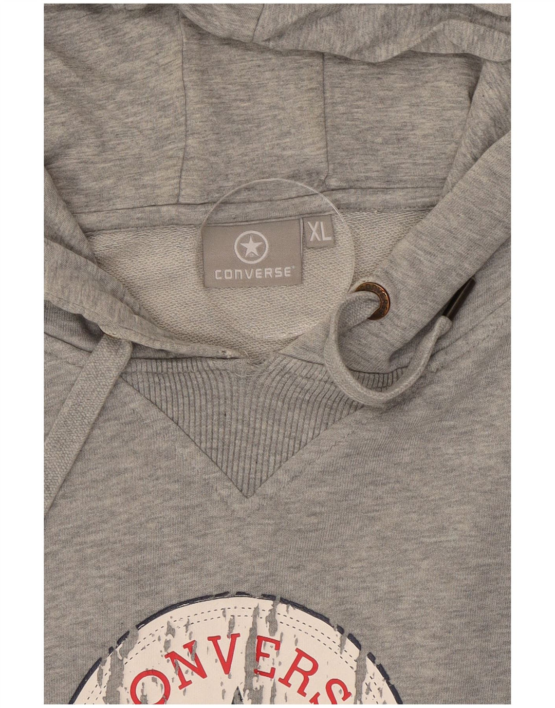 Ανδρικά Converse Graphic Hoodie Jumper XL Grey Flecked
