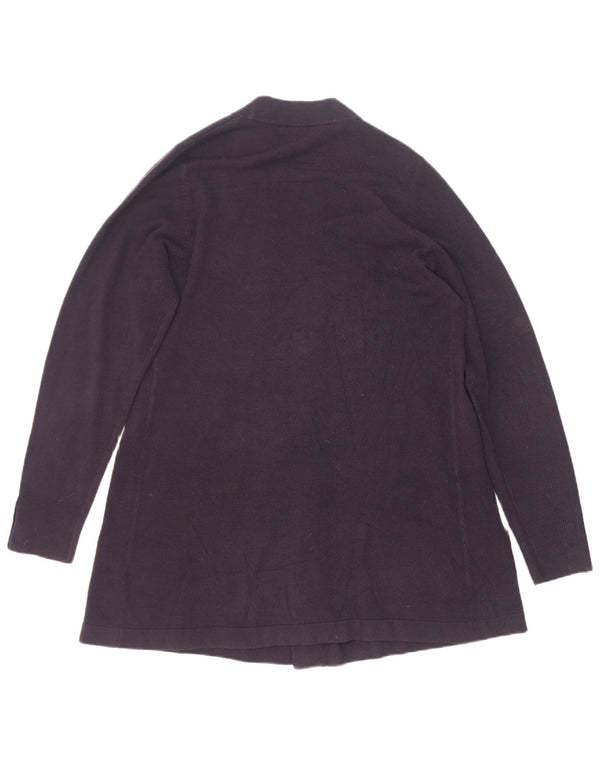 Marks & Spencer Γυναικείο πουλόβερ Longline Cardigan UK 12 Medium Navy Blue