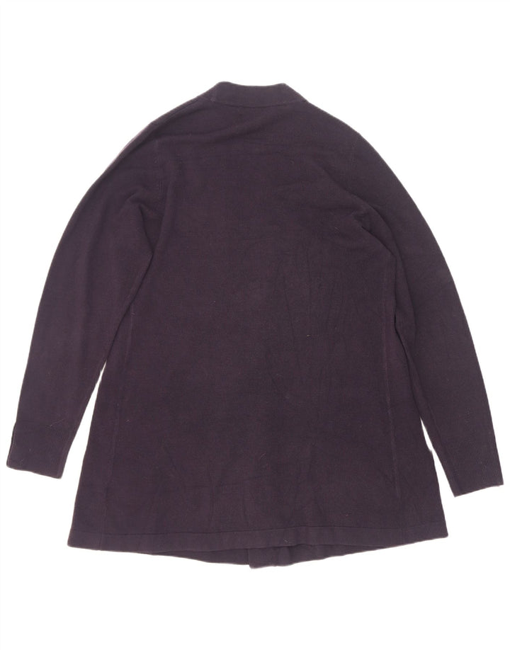Marks & Spencer Γυναικείο πουλόβερ Longline Cardigan UK 12 Medium Navy Blue