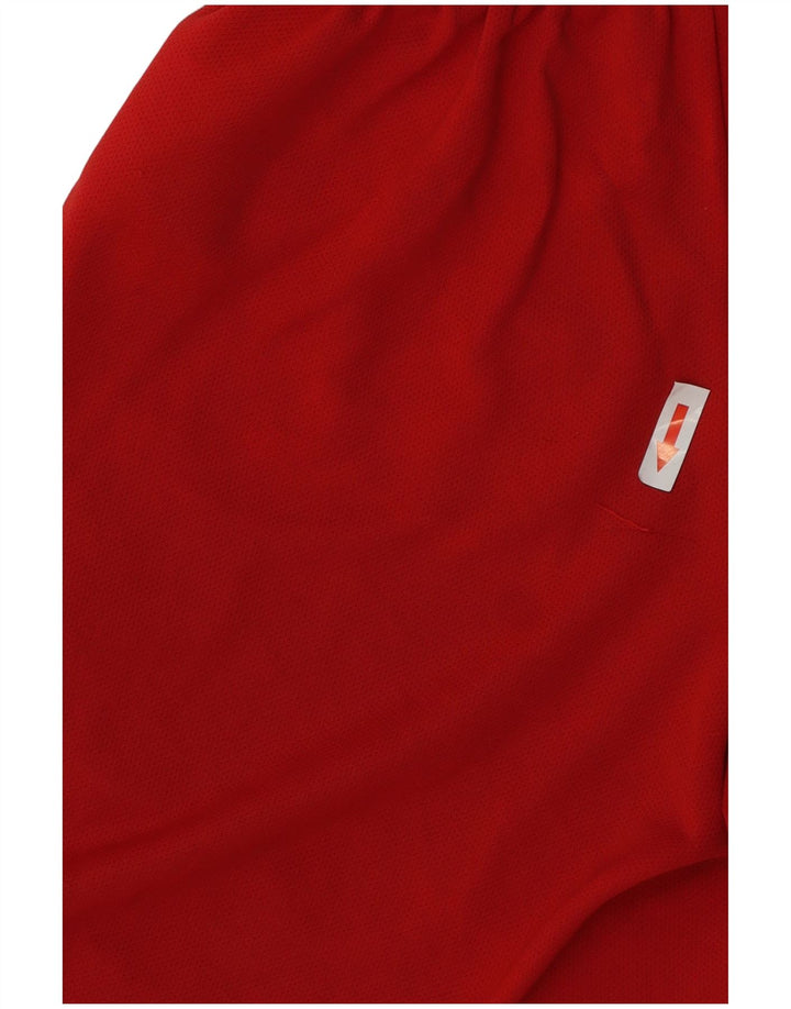 Γραφικό αθλητικό σορτς Nike Boys Dri Fit 10-11 ετών Μεσαίο κόκκινο πολυεστέρα