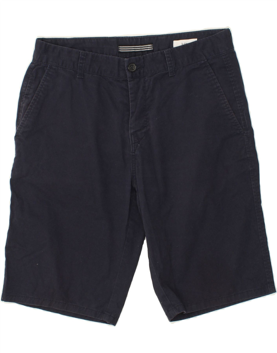 JULES Womens Chino Shorts EU 40 Medium W30 Navy Blue Cotton Vintage Jules and Second-Hand Jules from Messina Hembry 