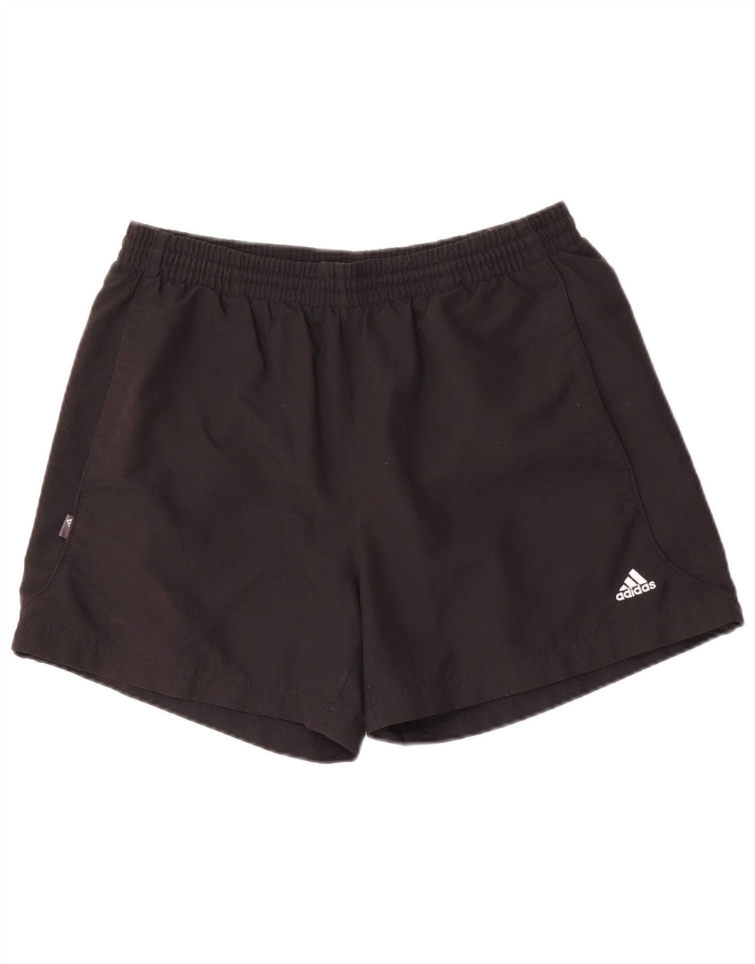 Ανδρικό αθλητικό σορτς Adidas από μεσαίο μαύρο πολυεστέρα