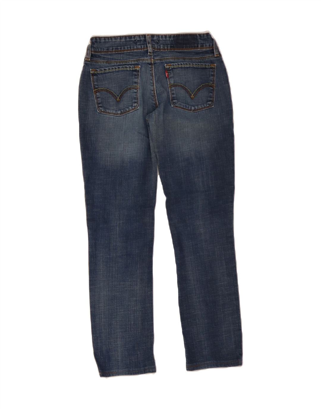 LEVI'S Womens 571 Regular Slim Jeans W32 L34 Blue Cotton Vintage Levi's and Second-Hand Levi's from Messina Hembry 