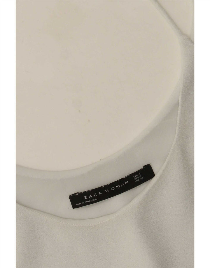 Zara Womens Cami Top UK 10 Small White