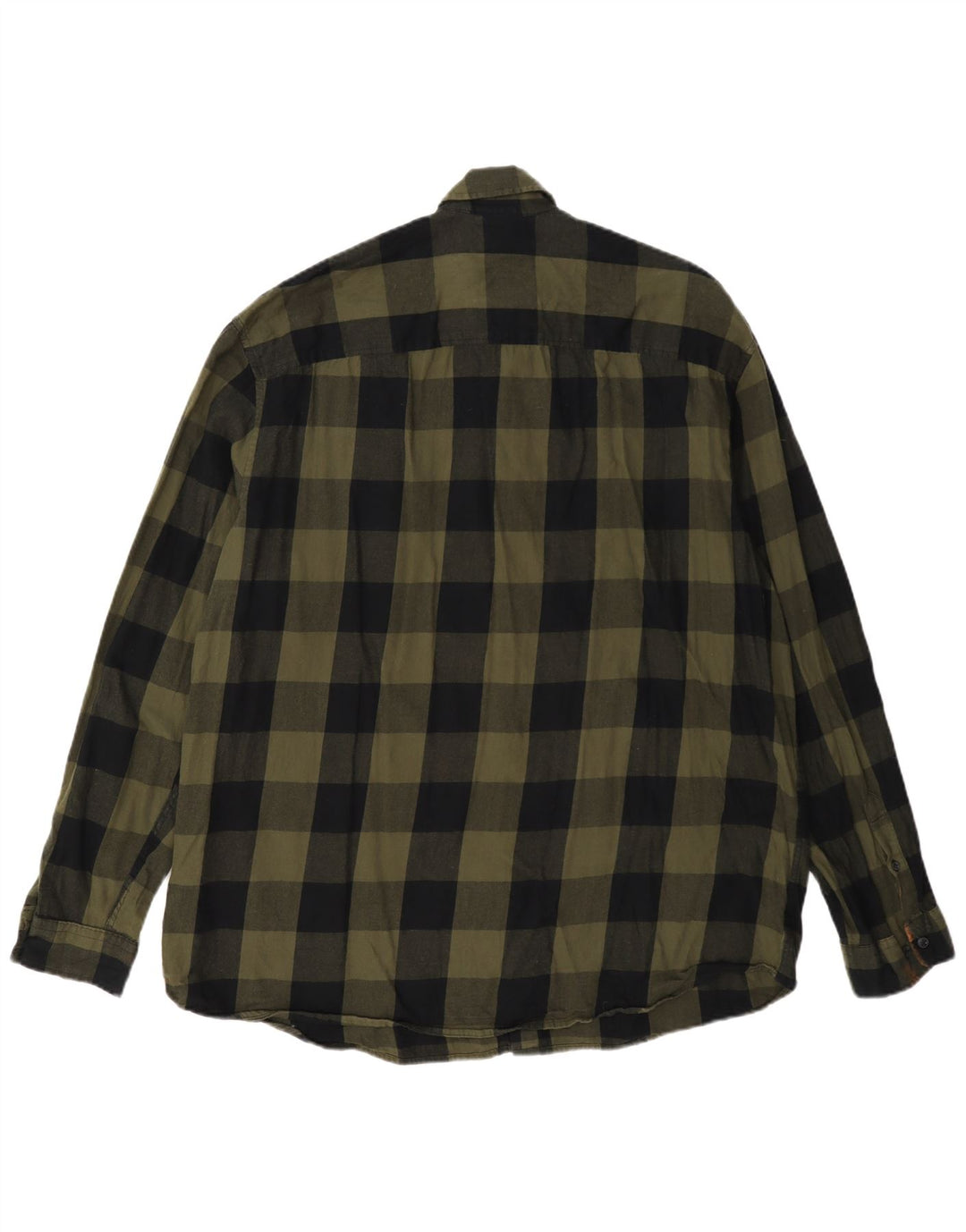 Ανδρικό φανελένιο πουκάμισο Jack & Jones XL Πράσινο βαμβακερό Gingham
