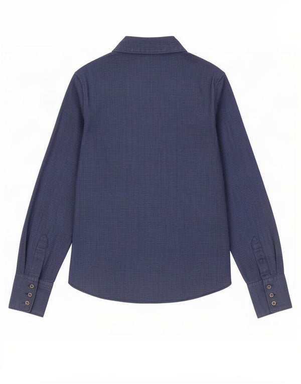 Γυναικείο πουκάμισο Calvin Klein Jeans UK 10 Small Navy Blue Spotted