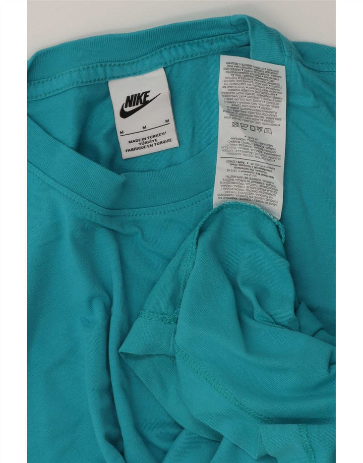 Ανδρικό μπλουζάκι Nike, μεσαίο μπλε βαμβακερό