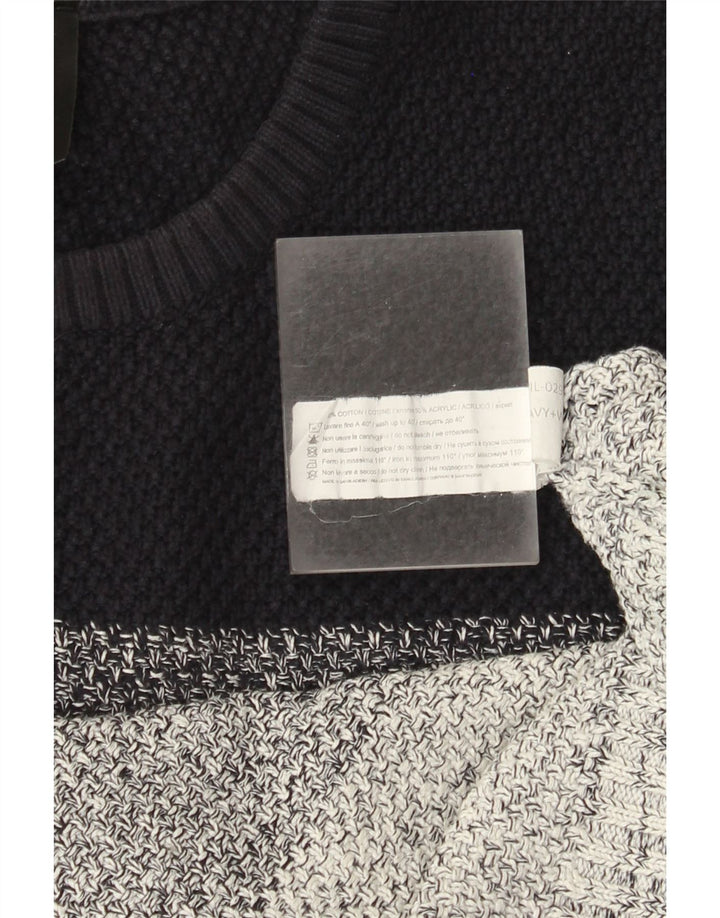 Ανδρικό πουλόβερ Richmond Crew Neck Jumper Μεγάλο πολύχρωμο βαμβακερό ριγέ