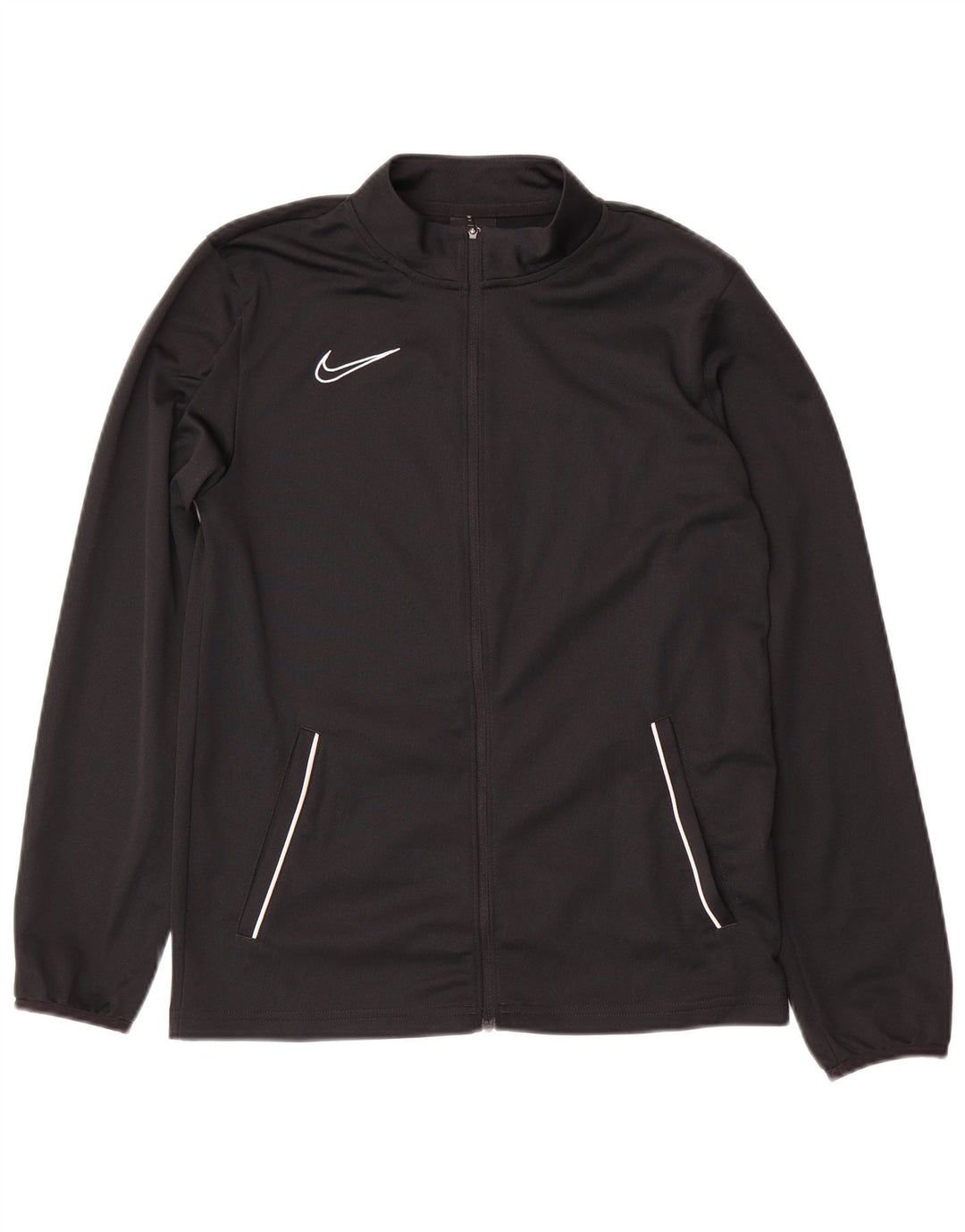 Μπουφάν NIKE Boys Dri Fit αθλητική φόρμα 13-14 ετών XL μαύρο πολυεστέρα