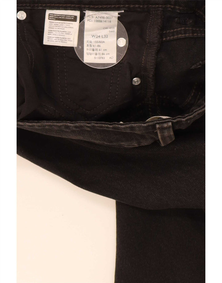 Γυναικείο τζιν Levi's Wide Leg W24 L32 Μαύρο