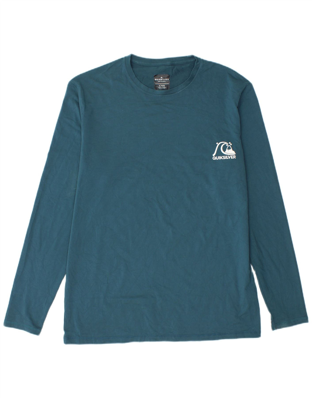 Ανδρικό τοπ Quiksilver μακρυμάνικο μεσαίο μπλε πολυεστέρας