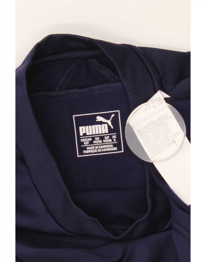 Puma Ανδρικό μακρυμάνικο μπλουζάκι Μικρό Navy Blue Polyester