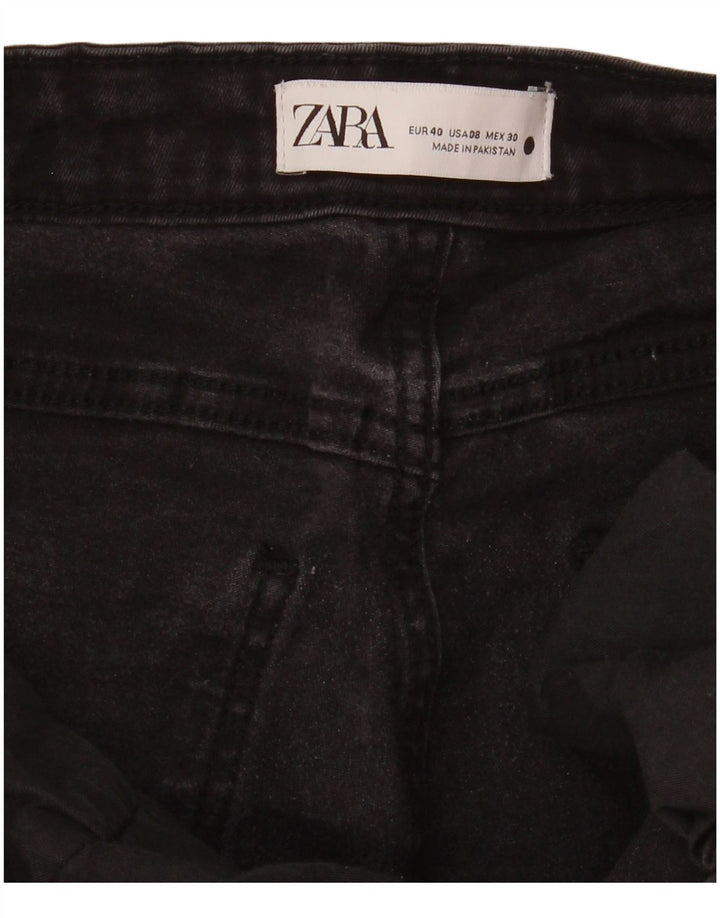 Zara Γυναικείο Slim Jeans EU 40 Medium W30 L25 Μαύρο