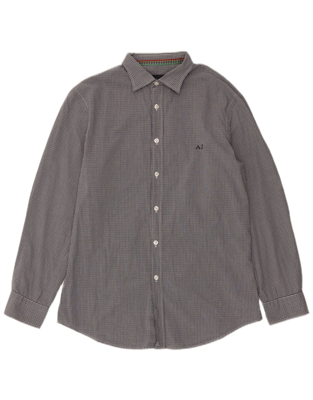 Armani Jeans Ανδρικό Slim Πουκάμισο Μεγάλο Navy Blue Gingham