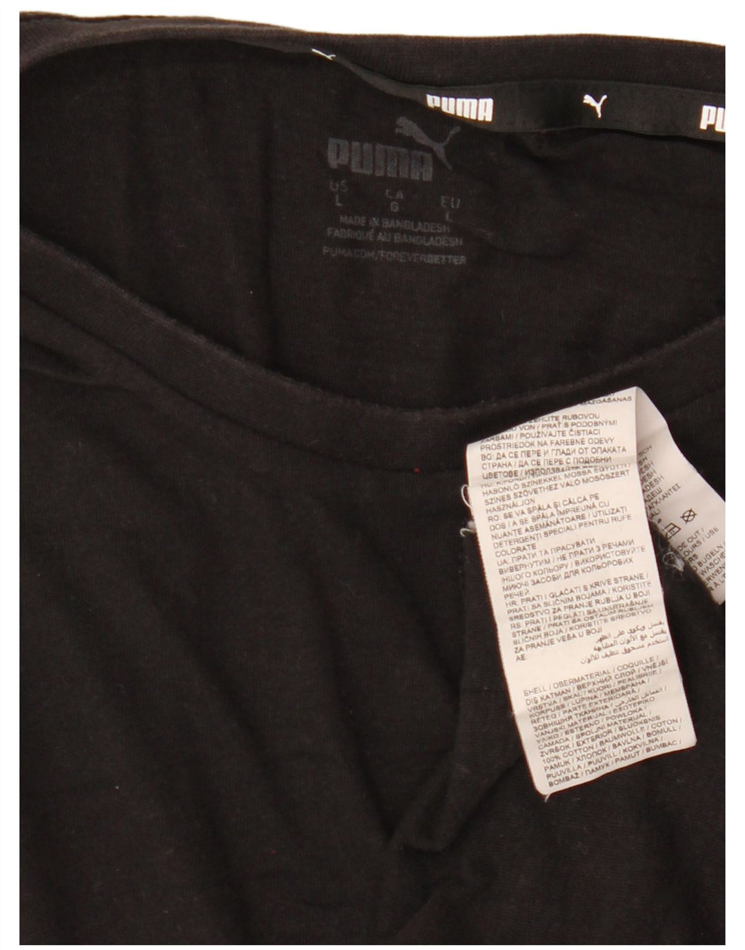 Ανδρικό γραφικό T-Shirt PUMA Top Large Μαύρο