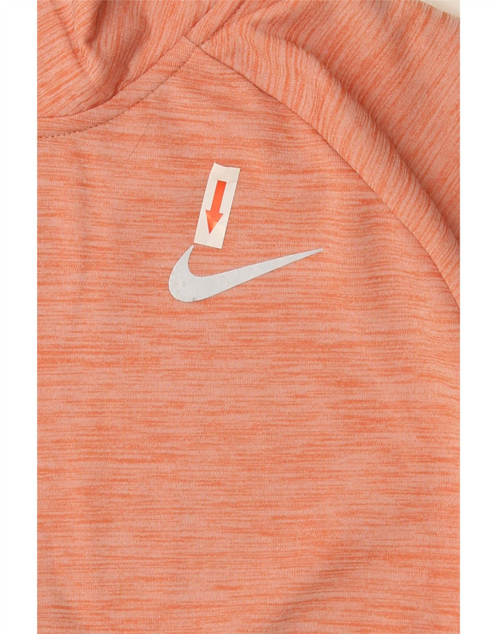 Γυναικεία φόρμα πουλόβερ με φερμουάρ Nike Dri Fit Top UK 14 Medium Orange