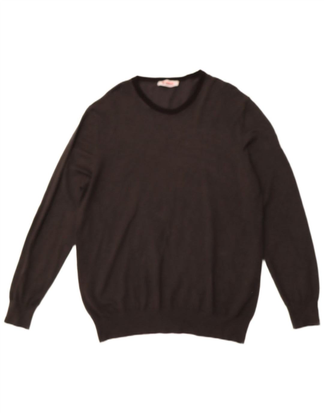 INVICTA Womens Crop Crew Neck Jumper Sweater 2XL Black Viscose