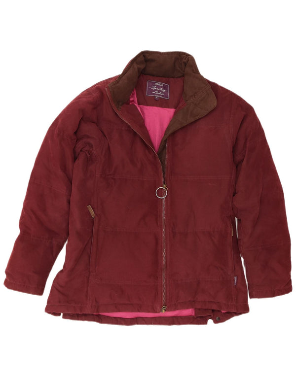 Musto Γυναικείο Μπουφάν με επένδυση UK 10 Small Maroon Polyester