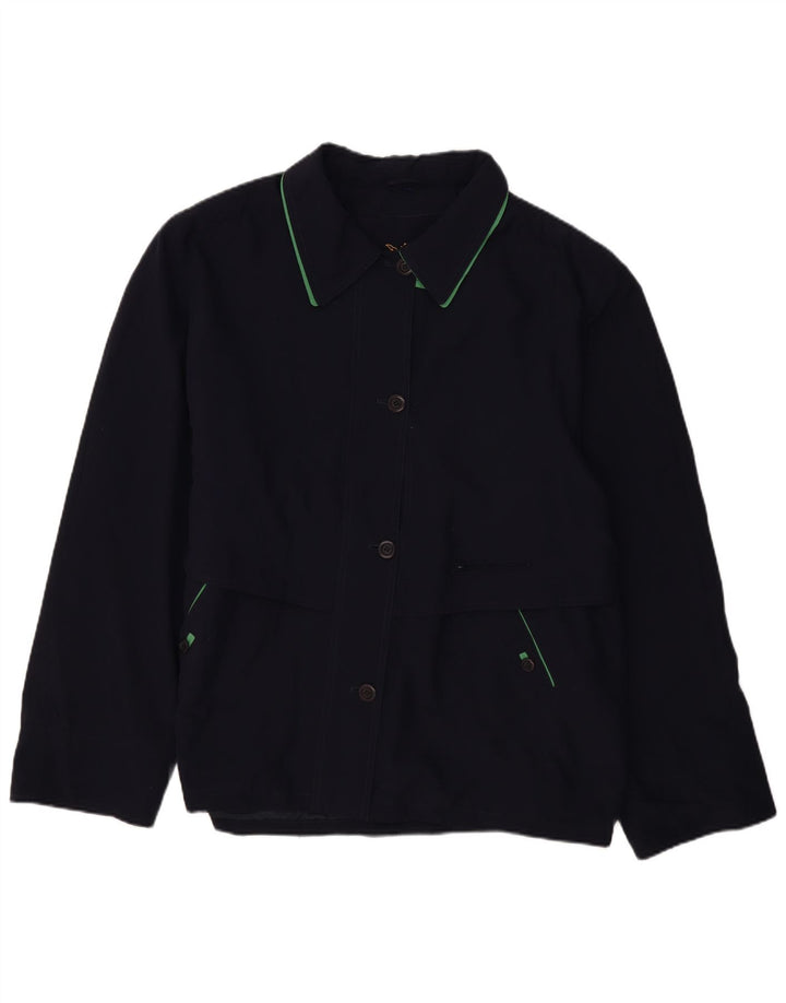 BIAGGINI Γυναικείο υπερμεγέθη Bomber Jacket IT 50 XL Navy Blue Polyester