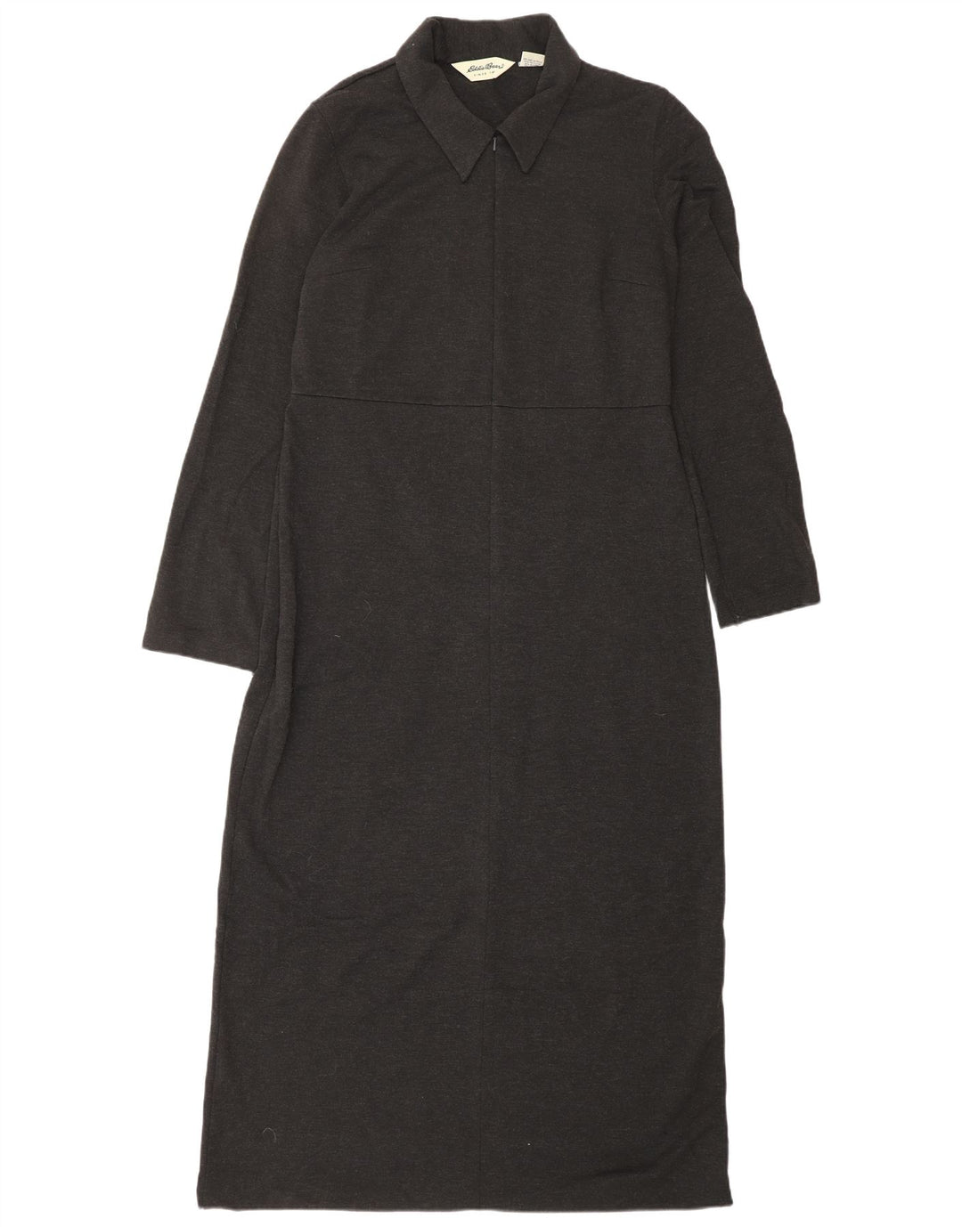 EDDIE BAUER Γυναικείο μακρυμάνικο μάξι φόρεμα UK 10 Small Grey