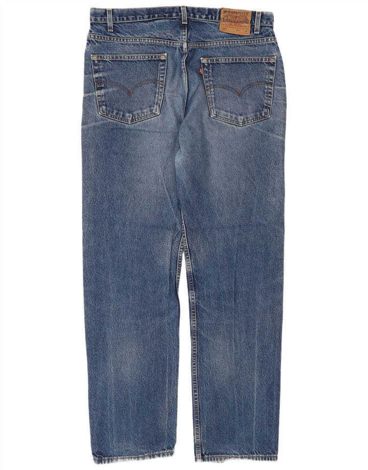 Levi's Mens 505 Regular Fit Straight Jeans W40 L34 Μπλε βαμβακερό