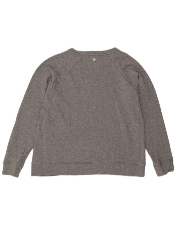 Γυναικεία γραφική φούτερ Barbour Jumper UK 16 Large Grey Cotton